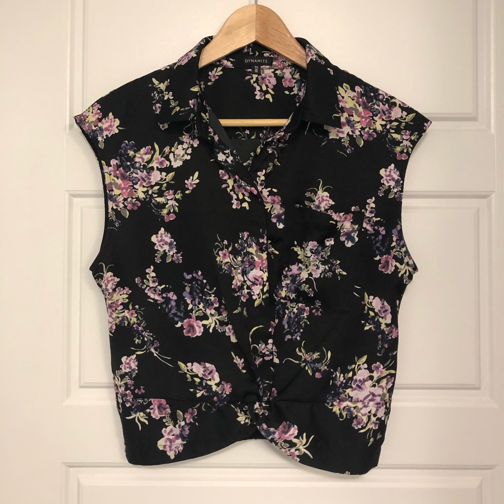 Dynamite Button-Up Blouse